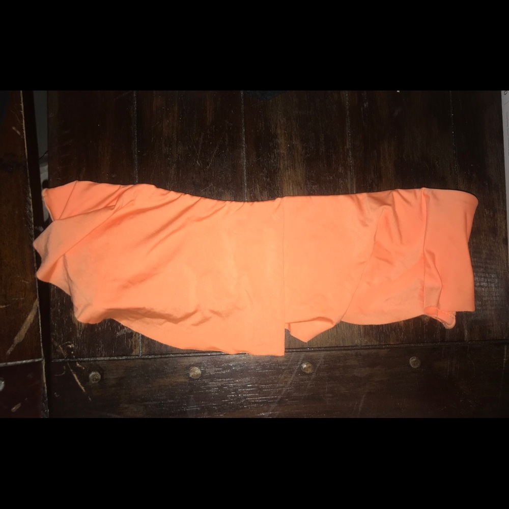Women’s orange bikini top